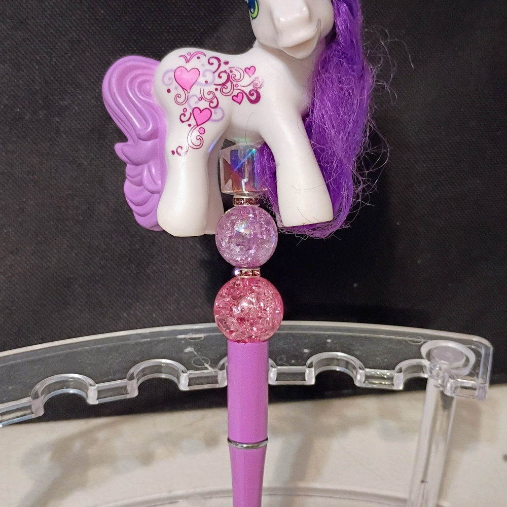 Purple and White Pony Pen